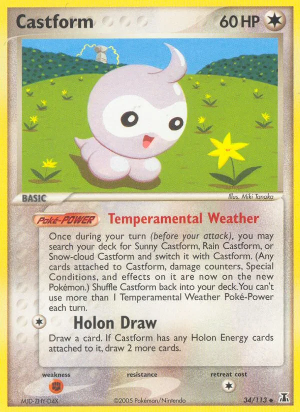 Castform Pokemon card
