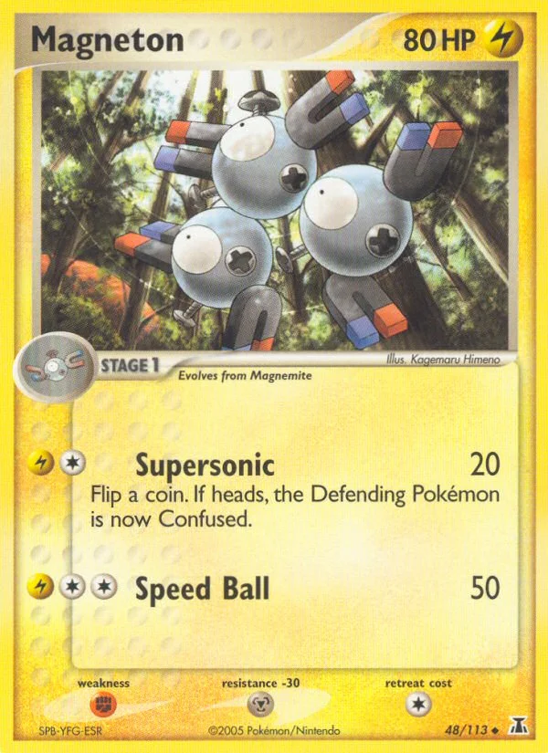 Magneton Pokemon card