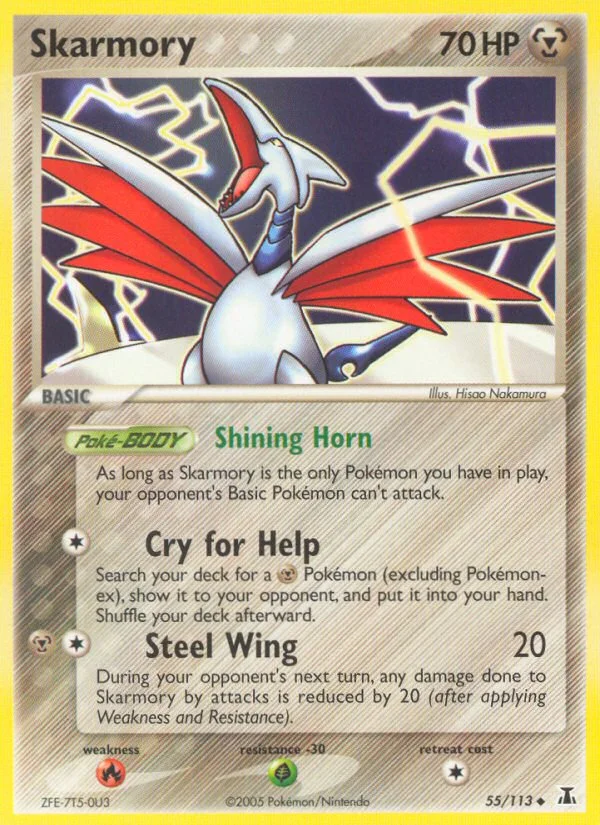 Skarmory Pokemon card