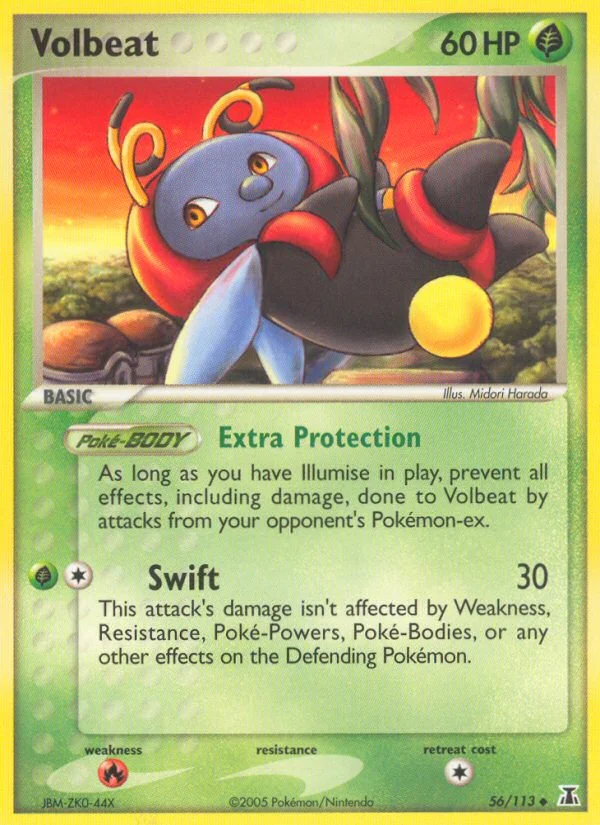 Volbeat Pokemon card