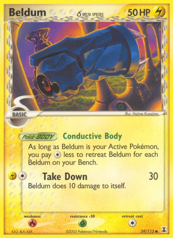 Beldum δ Pokemon card