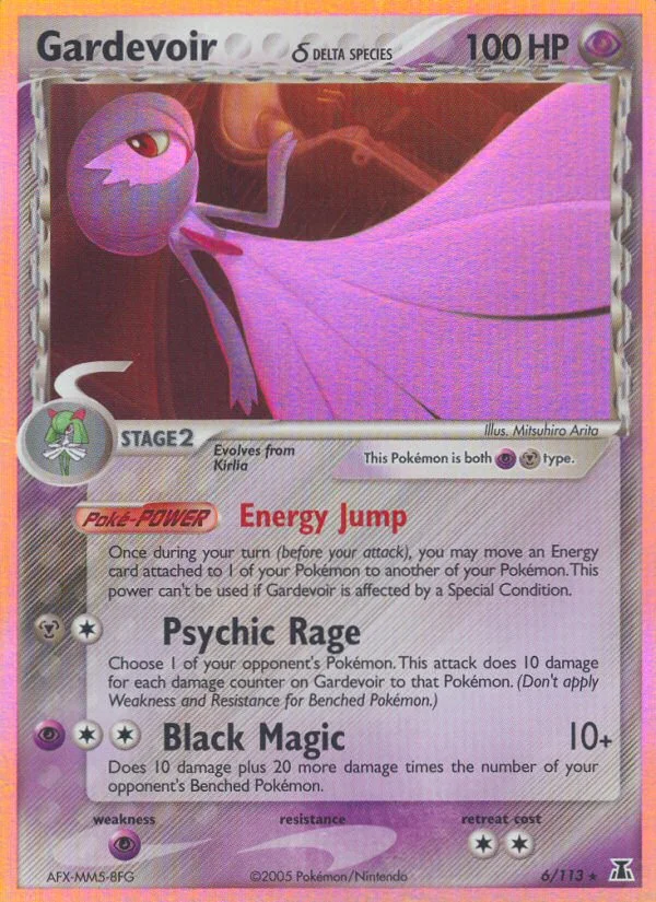 Gardevoir δ Pokemon card