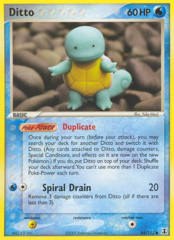 Ditto Pokemon card