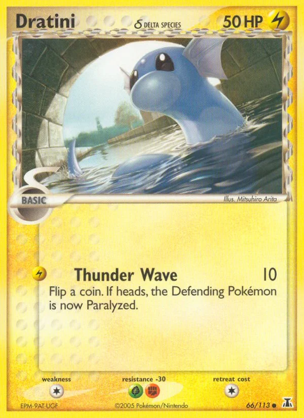 Dratini δ Pokemon card