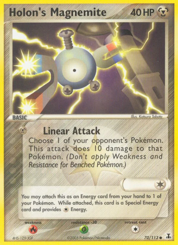 Holon's Magnemite Pokemon card