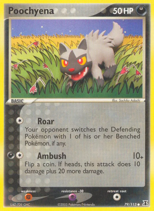 Poochyena Pokemon card