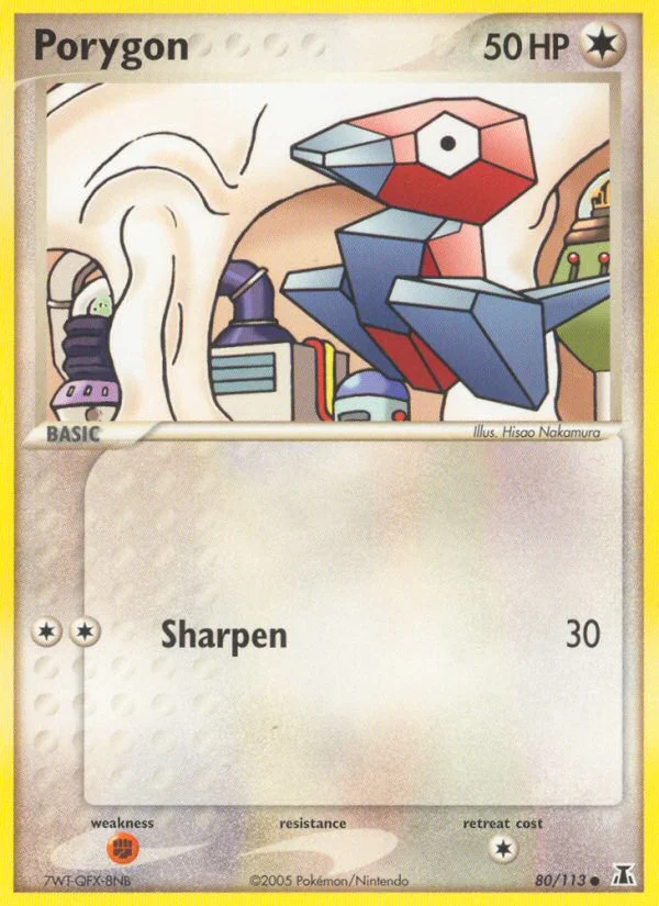 Porygon Pokemon card