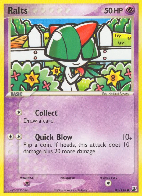 Ralts Pokemon card