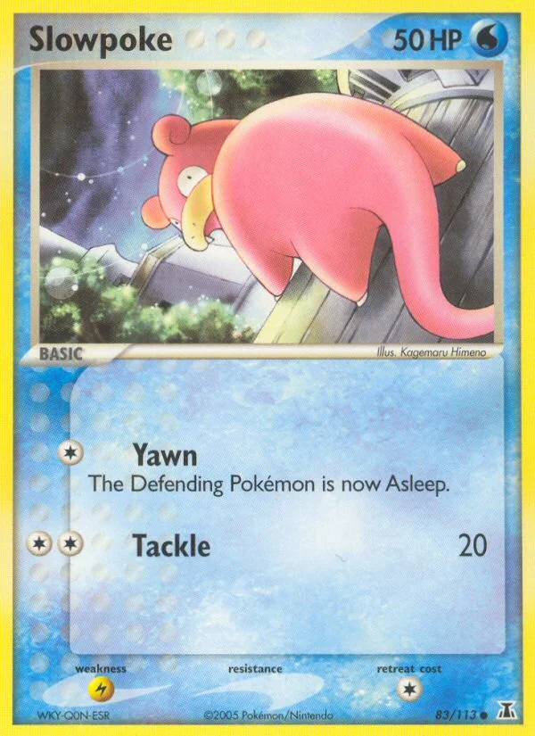 Slowpoke Pokemon card
