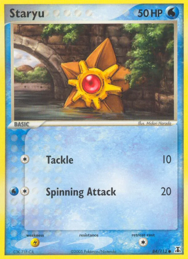 Staryu Pokemon card