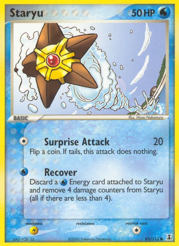 Staryu Pokemon card