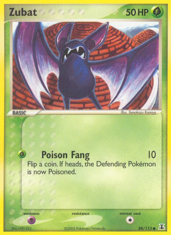 Zubat Pokemon card