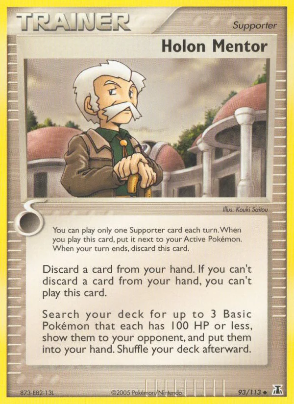 Holon Mentor Pokemon card