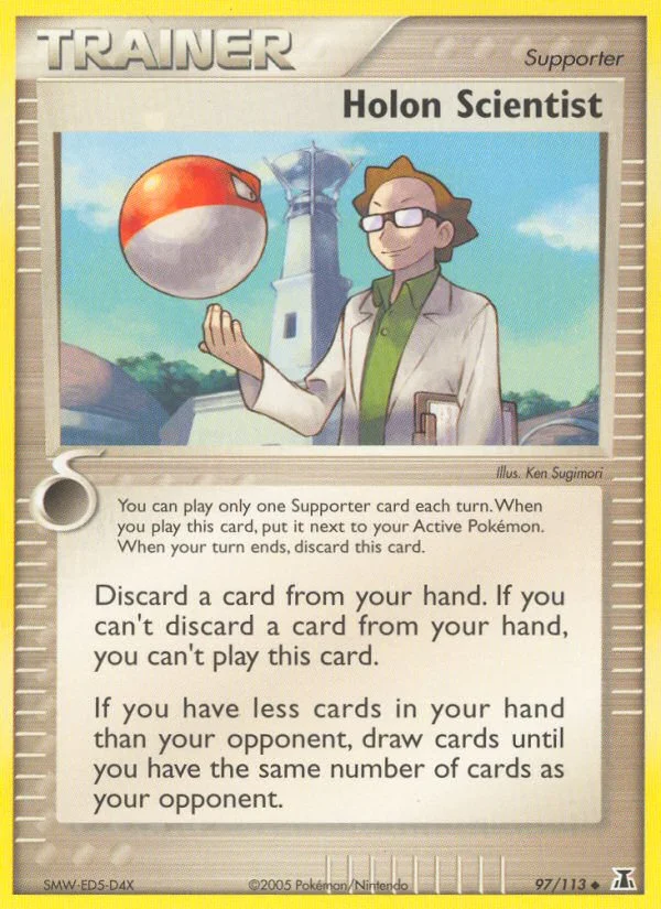 Holon Scientist Pokemon card