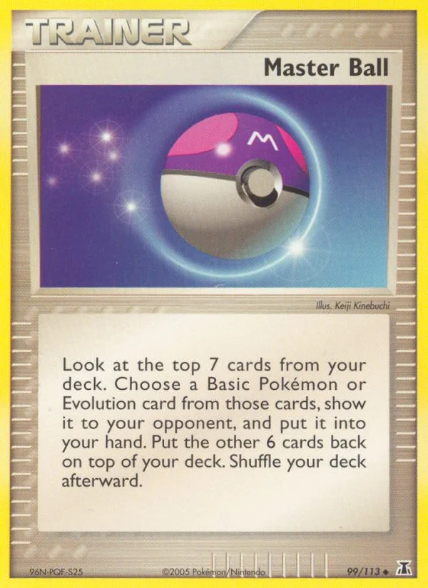 Master Ball Pokemon card