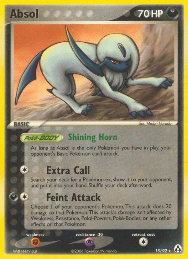 Absol Pokemon card
