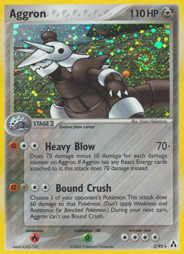 Aggron Pokemon card