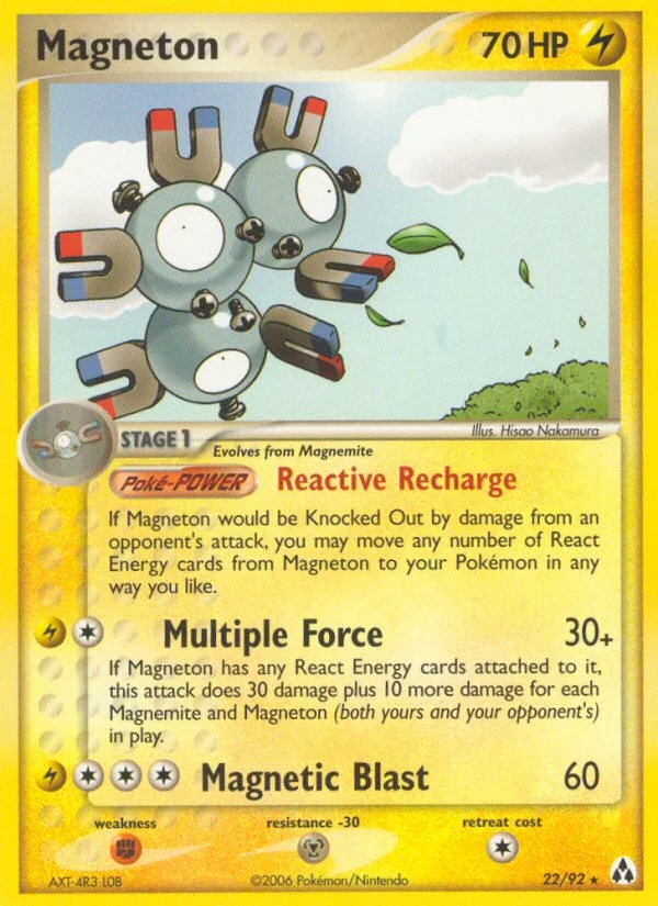 Magneton Pokemon card