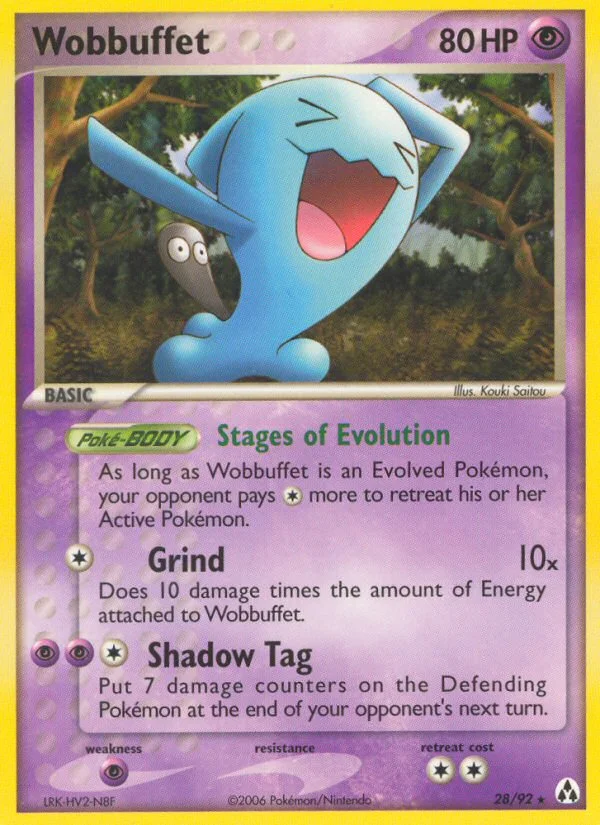 Wobbuffet Pokemon card