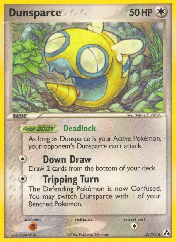 Dunsparce Pokemon card
