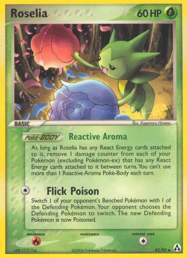 Roselia Pokemon card