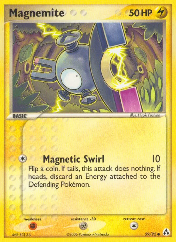 Magnemite Pokemon card