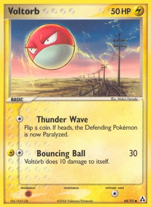 Voltorb Pokemon card