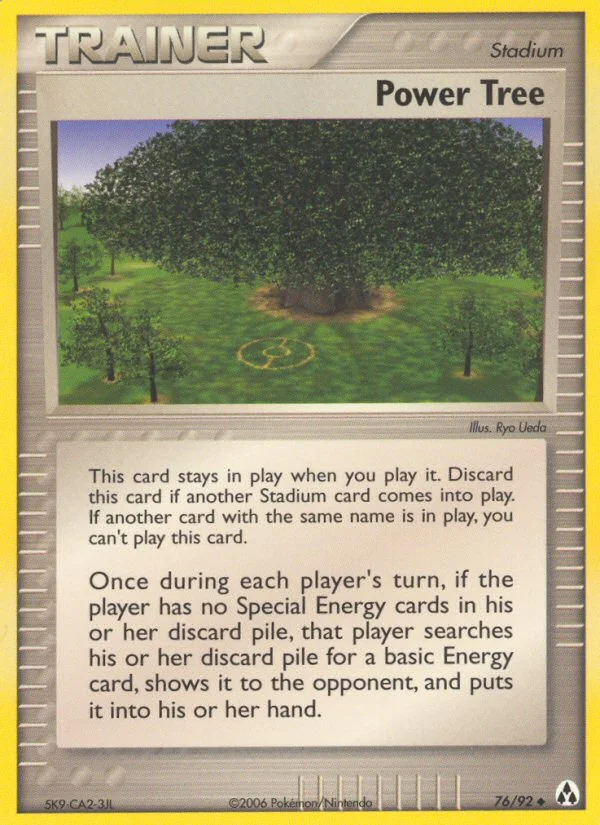 Power Tree Pokemon card