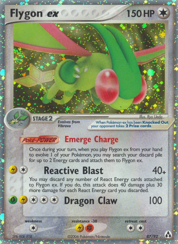 Flygon ex Pokemon card