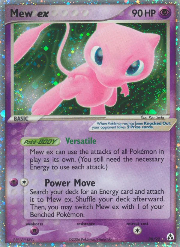 Mew ex Pokemon card