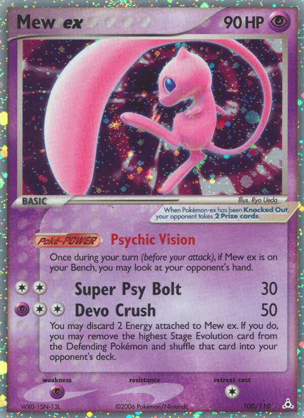 Mew ex Pokemon card