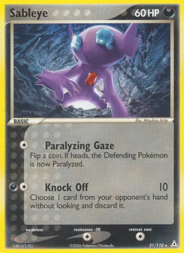 Sableye Pokemon card