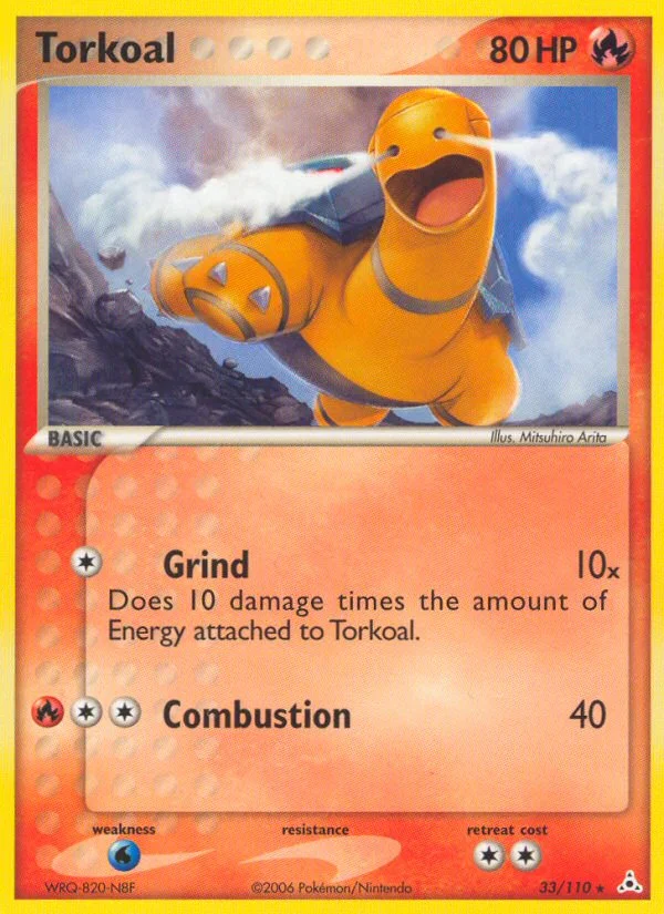 Torkoal Pokemon card