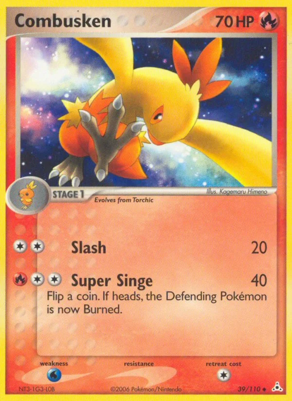 Combusken Pokemon card