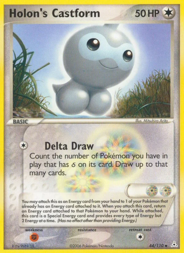 Holon's Castform Pokemon card