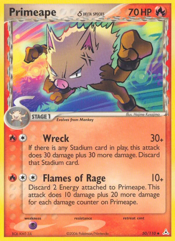 Primeape δ Pokemon card