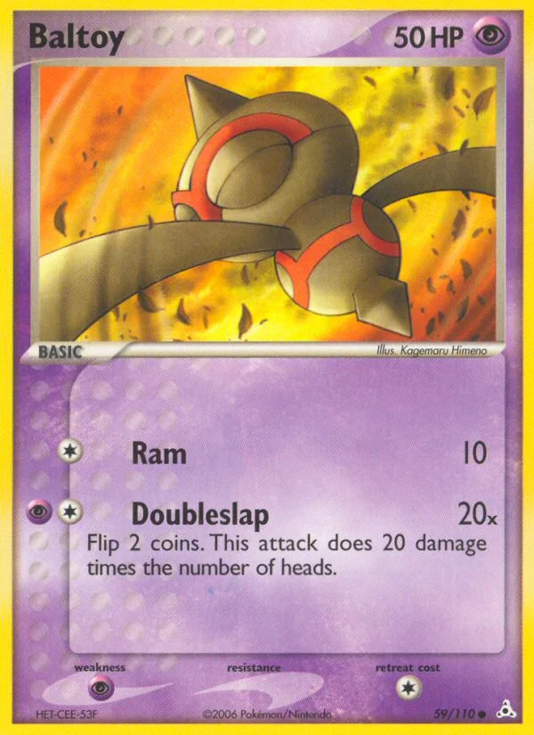 Baltoy Pokemon card