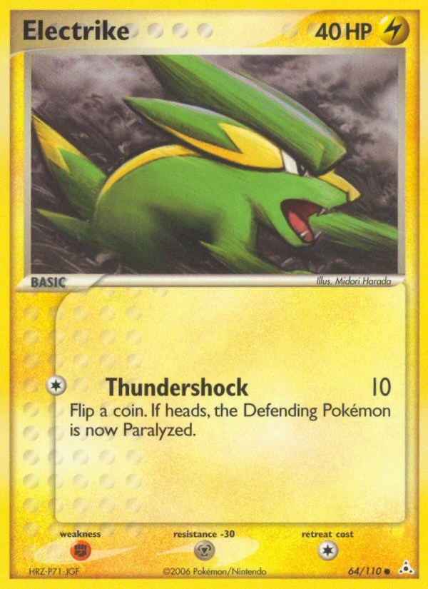 Electrike Pokemon card