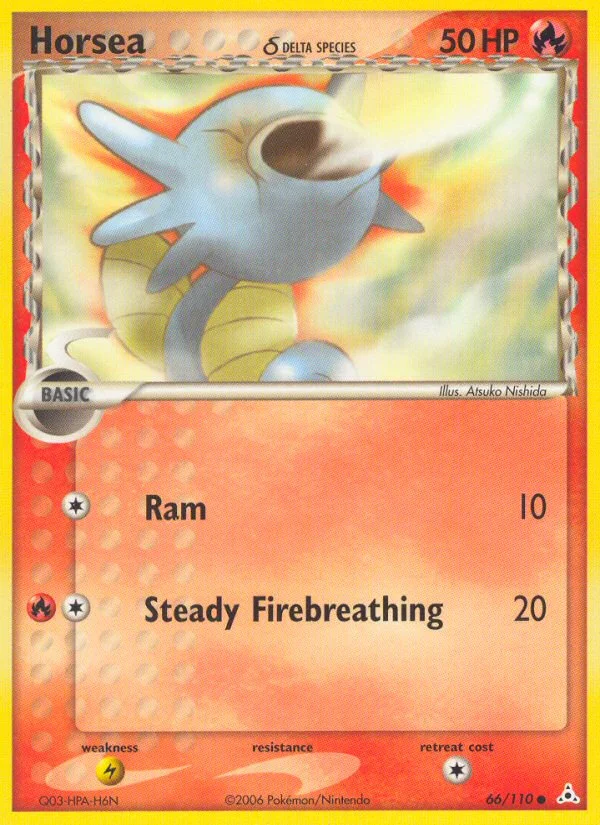 Horsea δ Pokemon card