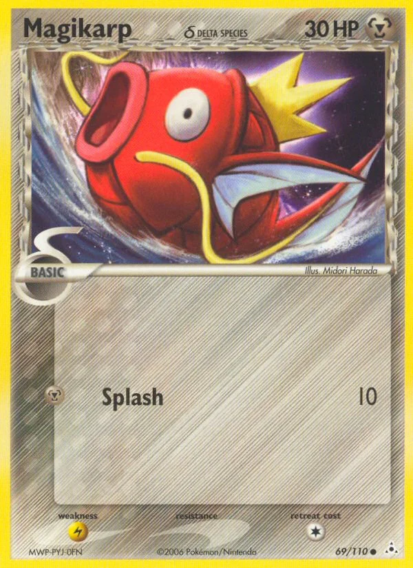 Magikarp δ Pokemon card