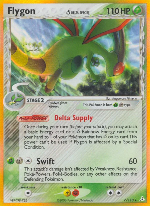 Flygon δ Pokemon card