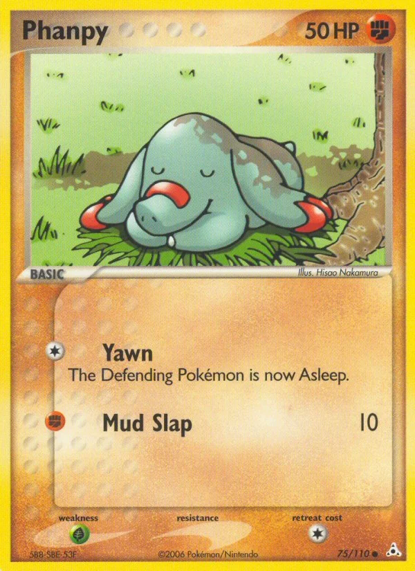 Phanpy Pokemon card