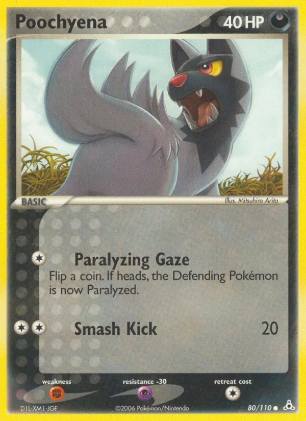 Poochyena Pokemon card
