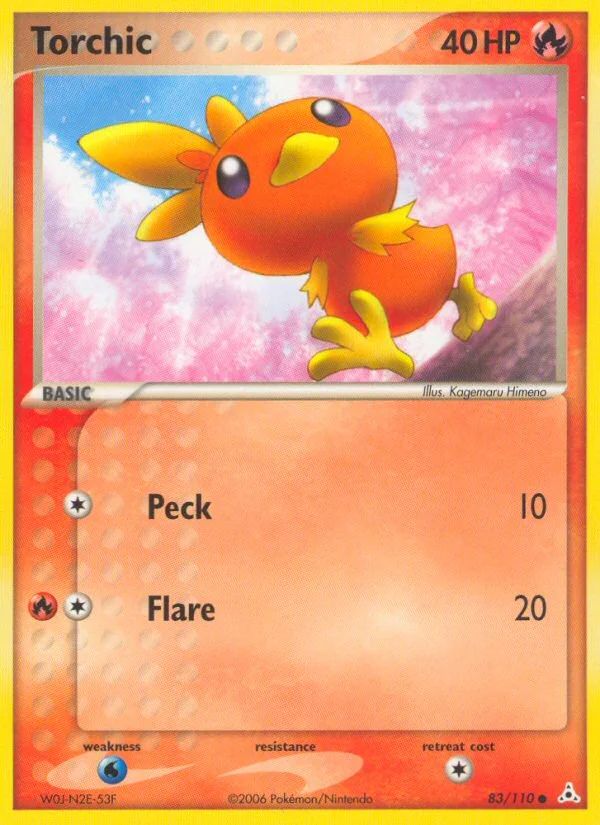 Torchic Pokemon card