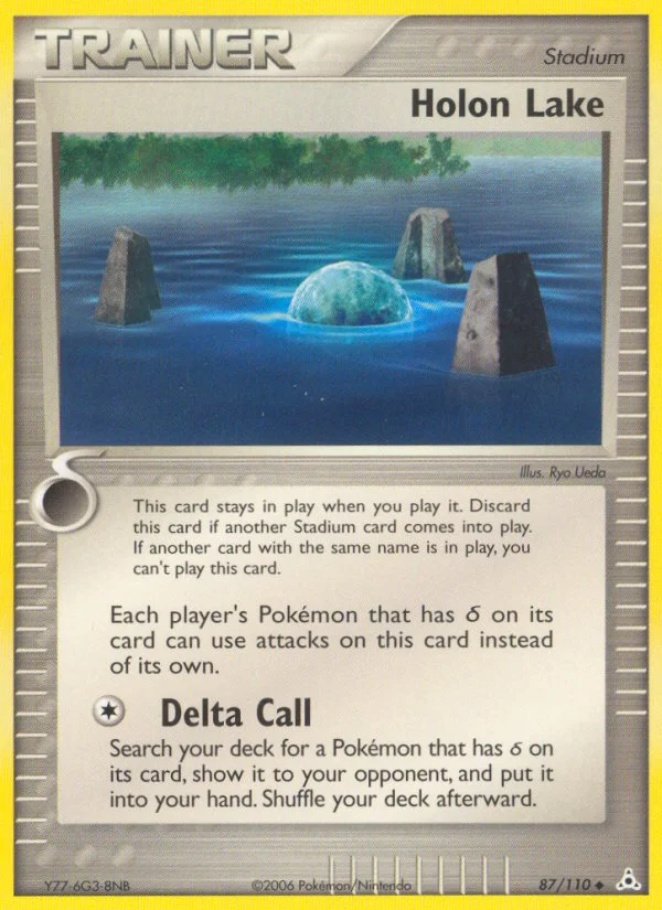 Holon Lake Pokemon card