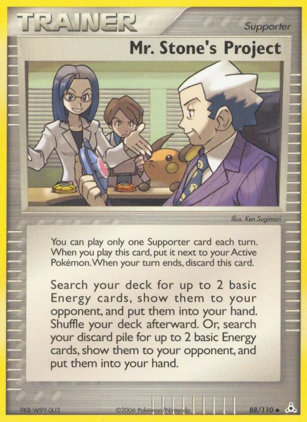 Mr. Stone's Project Pokemon card