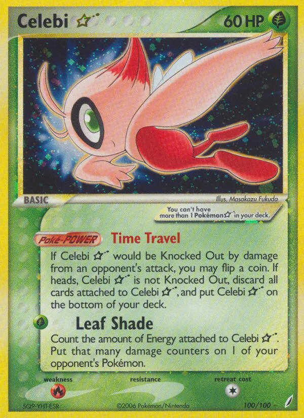 Celebi ★ Pokemon card