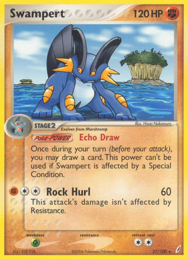 Swampert Pokemon card