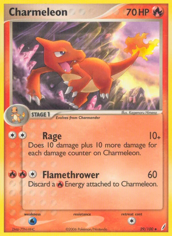 Charmeleon Pokemon card
