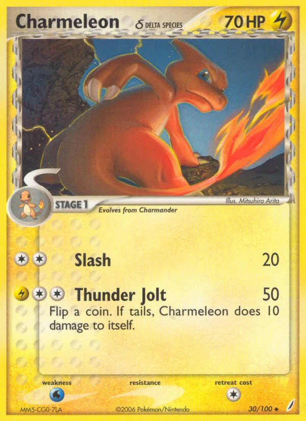 Charmeleon δ Pokemon card